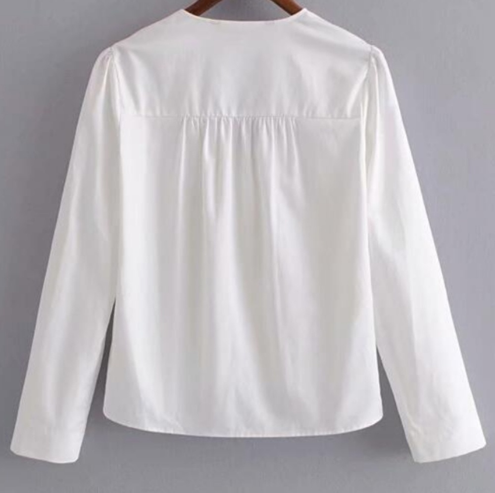 Linen-blend Long Sleeve Button Shirt - Picture 5 of 5
